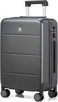 Hanke 26 Inch Luggage Large Suitcase With Spinner Wheels Tsa Luggage Suitcases Hard Case Luggage For Women & Men Rolling Checked Luggage(Graphite Grey)