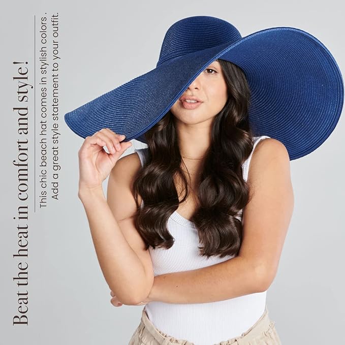 San Diego Hat Company Women's Ultrabraid X-Large Brim Hat, Adjustable Sun Hat with UPF 50+