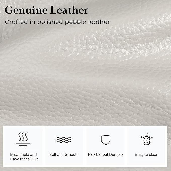 befen Genuine Leather Crossbody Bags for Women, Lightweight Medium Anti-Theft Shoulder Purse with Built in RFID Wallet