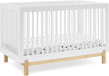 Delta Children Poppy 4-in-1 Convertible Crib, Bianca White/Natural