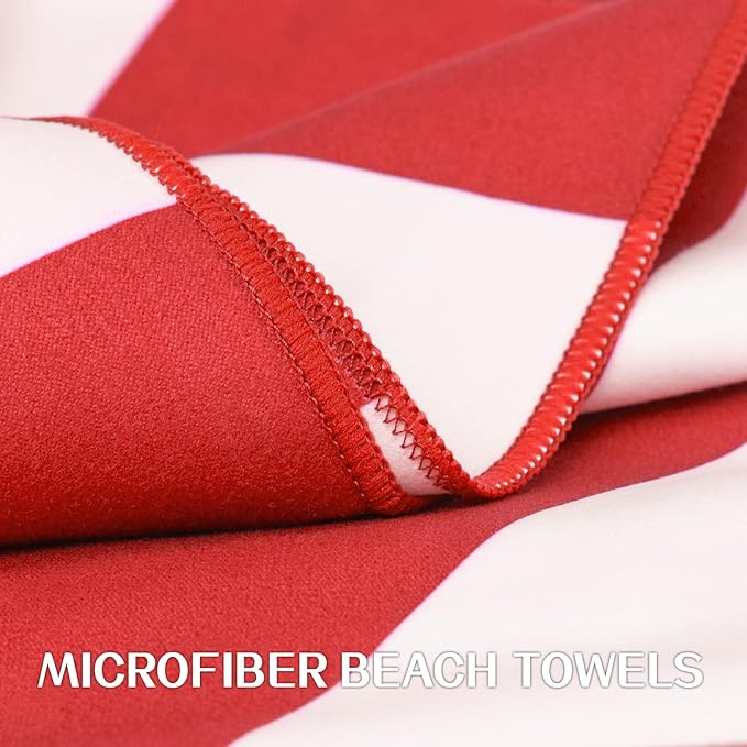 Your Choice Microfiber Quick Dry Sand-Free Beach Towel for Adults & Kids (67x35 Inch, 60x30 Inch) - Oversized, Compact, Lightweight, Absorben