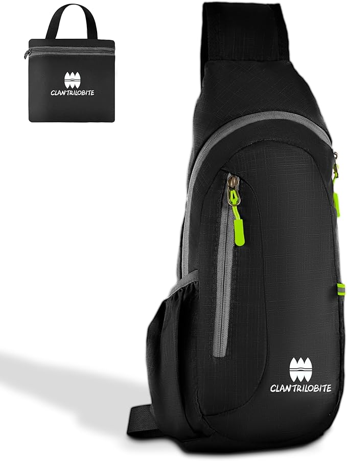 Small Sling Backpack, Lightweight Crossbody Backpack,Foldable Cross Body Bag for Men Women,Shoulder Bag for Sport Outdoors Hiking Traveling
