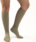 Medical Grade Compression Socks for Men & Women 15-20 mmHg by OrthoSleeve (Tan, Large)