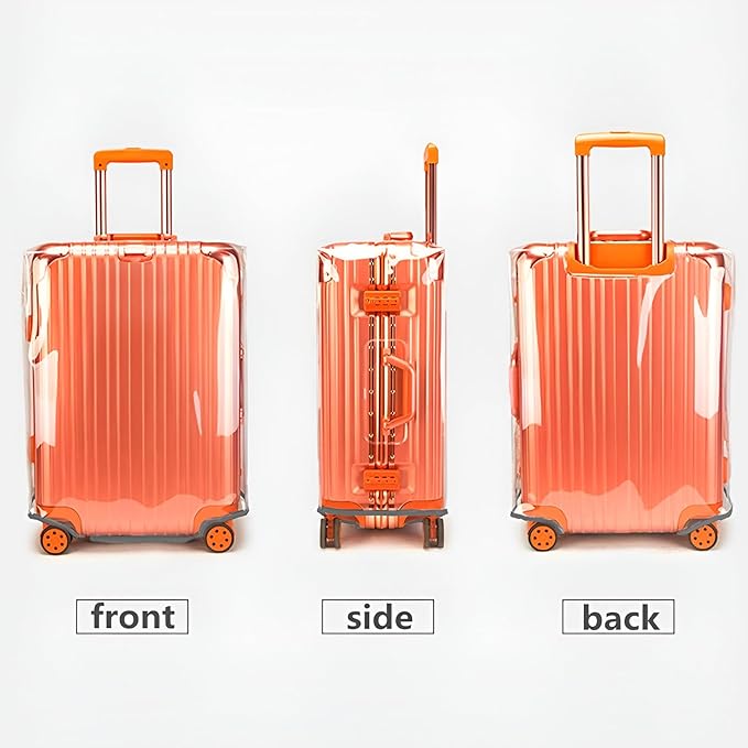 Luggage Cover 28 Inch TSA Approved,Full Clear 3mm Thickness Suitcase Cover for Luggage Suitable 28-29 Inch Suitable for Long Travel Accessories