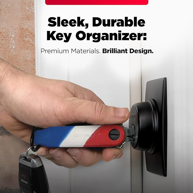 KeySmart Keychain Key Holder - Compact Key Organizer for Key Chain, EDC Key Chains, Key Ring Keychains