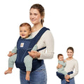Ergobaby Alta Hip Seat All-Position Breathable Mesh Hip Seat & Carrier, Midnight Blue