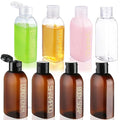 Cosywell Travel Bottles for Toiletries 8PCS 3.4oz TSA Approved Containers - Leak Proof Empty Lotion Bottles With Flip Cap for Shampoo and Toiletries