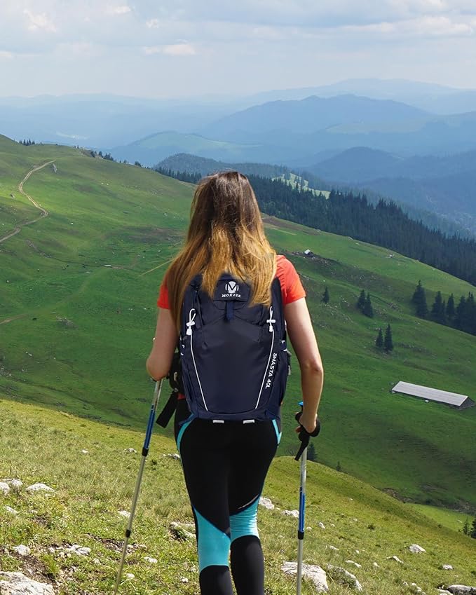 Hiking Backpack 40L Lightweight Waterproof Daypack for Men Women Outdoor Camping Mountaineering Trekking Travel Bag