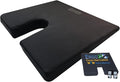 LiquiCell Coccyx Seat Cushion, Aid for Tailbone Pain Relief, Sciatica Pain, Back Support | Donut Like Butt Pillow for Long Hours Sitting at Home/Office Chair (18W x 17L x 2.5H)