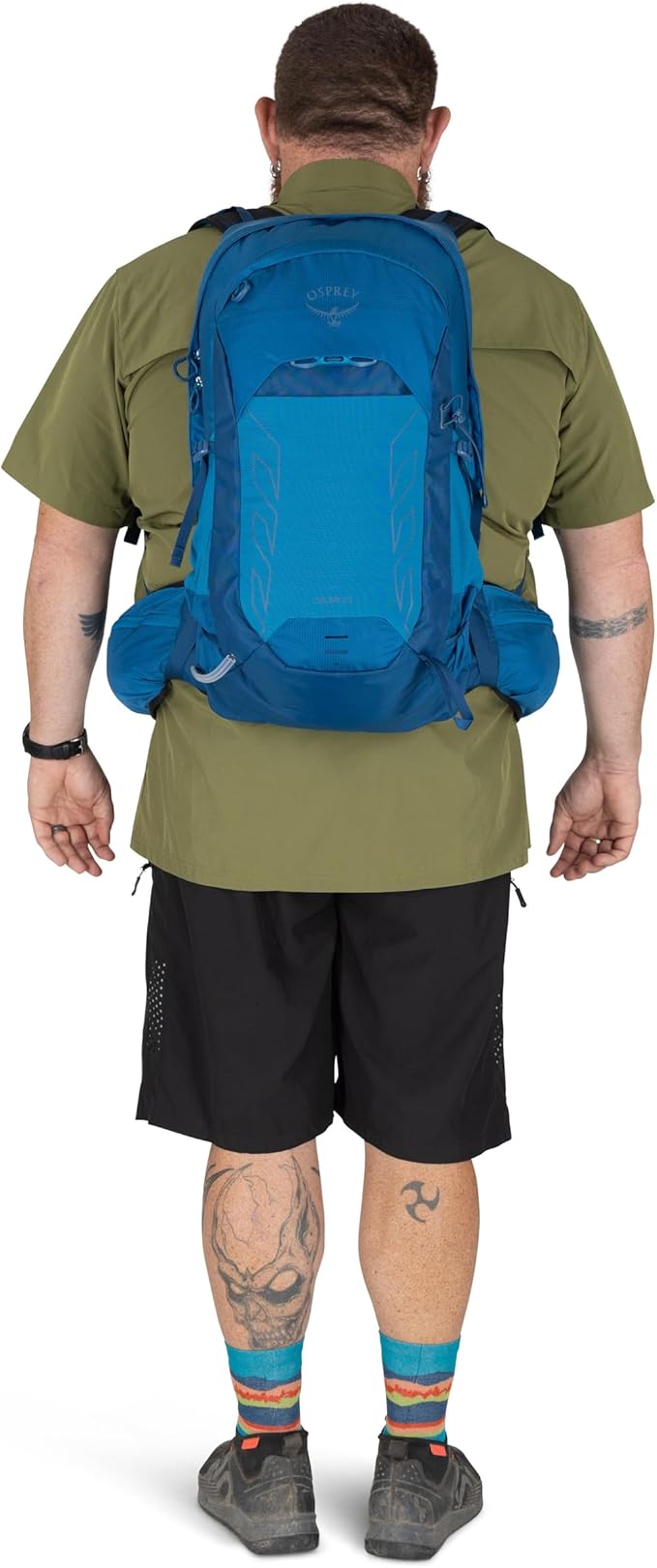 Osprey Talon 22L Men's Lightweight Hiking Backpack with Hipbelt, Green Canopy/Pine Leaf, Extended Fit