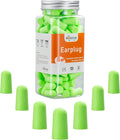 60 Pairs Bottled Earplugs for Noise Cancelling Foam EarPlugs for Sleeping Work Snoring Sound Blocking Construction Noise Reducing Earplugs in Green Colour