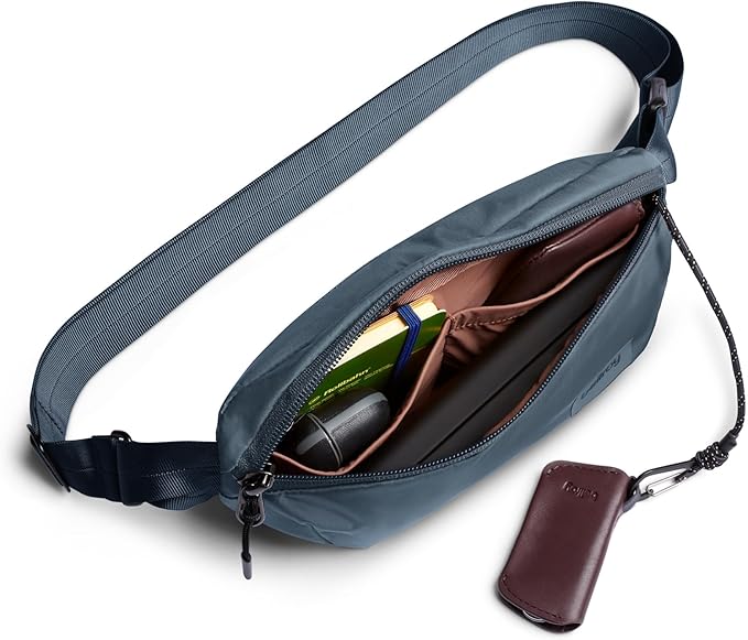 Bellroy Laneway Belt Bag (versatile crossbody sling bag, fanny pack) - BlueSteel
