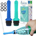 2PCS Backpacking Bidet - Portable Bidet for Toilet - Travel Bidets , Universal Shower Pipe for Traviling, Compatible with Every Bottle. Discreet,Ecological,Mini, Elderly,Sprayer,Personal,Handheld
