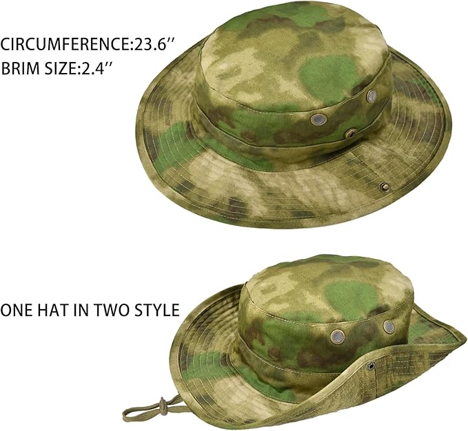 Sun Hats for Men Women Boonie Hat Foldable Fishing Hat UPF 50+ Bucket Hat for Fishing Hiking Garden Safari Beach