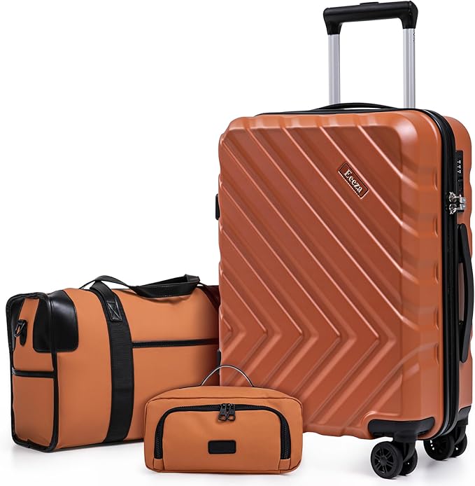 Luggage Sets 3 Piece,Suitcases with Wheels,Carry On Luggage Set 22x14x9 Airline Approved,Hardshell Luggage Sets With TSA Lock,20 Inch Carry On Suitcase