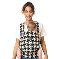 Momcozy Baby Carrier - Ergonomic, Cozy and Lightweight Carrier for 7-44lbs, Effortless to Put On, Ideal for Hands-Free Parenting, Enhanced Lumbar Support, Houndstooth