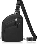 TOPEAST Anti Theft Crossbody Bag for Women Men, Small Sling Bag Crossbody Bags for Women Travel Sport Hiking Workout