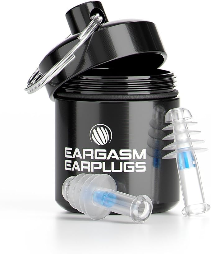 Eargasm Aviation Earplugs Small - Airplane Ear-Plugs for Ear Pressure Relief on Flights - Perfect High Altitude Air Travel Essential Earplugs for Kids and Men, Women, Adults with Small Ear Canals