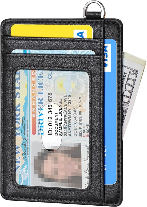 FurArt Slim Minimalist Wallet, Front Pocket Wallets, RFID Blocking, Credit Card Holder for Men & Women