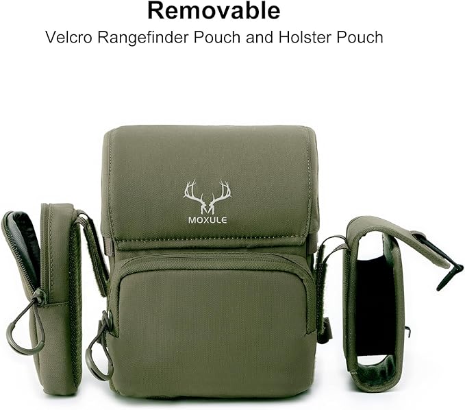 Binocular Harness Chest Pack: Bino Case with Rangefinder Pocket for Hunting Birdwatching and Hiking