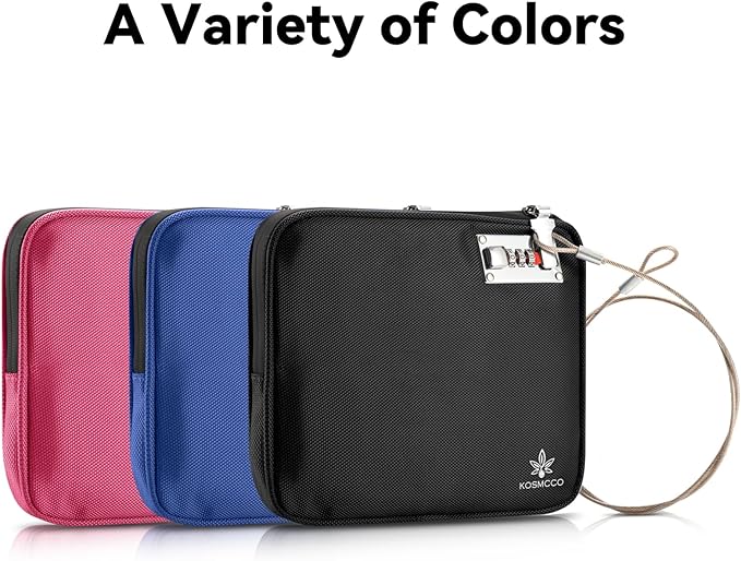 Anti-Theft Locking Beach Bag, 9x7.5-inch Portable Beach Safe for Securing Your Valuables and Phone – Rose Red