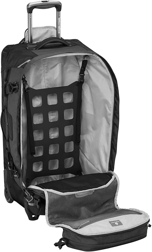 eagle creek Expanse ORV 2-Wheel 30" Trunk – Wheeled Duffel Bag for Travel & Adventure – Durable, Weather-Resistant Fabric – Heavy-Duty Handles – Wet & Dry Compartment – Black