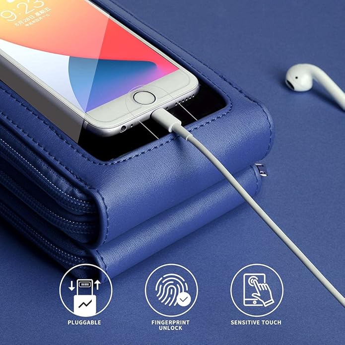 Crossbody Cellphone Purse Women Touch Screen Bag RFID Blocking Wallet Handbag Shoulder Strap