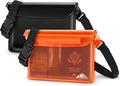 HEETA Waterproof Fanny Pack, Waterproof Pouch Dry Bag 2/3/4 Pack for Phone Passport Purse, Adjustable Waist Strap for Swimming Kayaking Boating Paddle Board Accessories Cruise Beach Camping Essentials