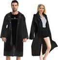 Rain Coats (2 Pack) - Reusable EVA Rain Ponchos for Adults Rain Jackets Raincoats for Men Women