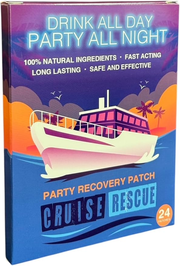 Cruise Rescue Cruise Relief Patch for Cruisers 24 Pack