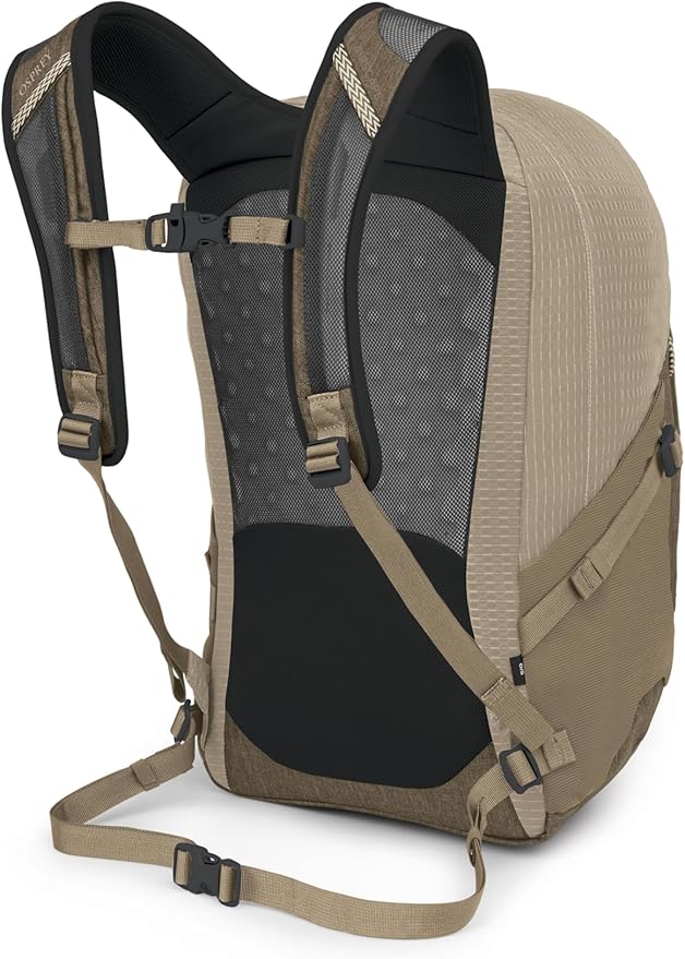 Osprey Quasar 26L Commuter Backpack, Alpaca Tan/Latte Brown Heather