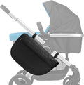 Accmor Insulated Side Sling Stroller Saddle Bag Organizer, Universal Stroller Organizer, Stroller Bag Caddy Organizer, Black