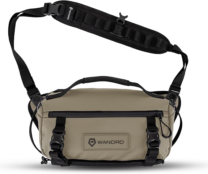 WANDRD ROGUE V1 6L Sling: Compact Camera Sling and Crossbody Bag with Fast Access, 3-Way Carry– Lightweight Everyday Bag Great for Travel, Photography, and Daily Use (Yuma Tan)