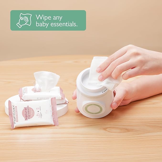 Momcozy Portable Bottle Warmer for Travel, Double Leak-Proof Travel Bottle Warmer with Fast Heating, Safety Material Baby Bottle Warmer for Dr. Brown, Philips Avent, Medela, Tommee Tippee, Comotomo