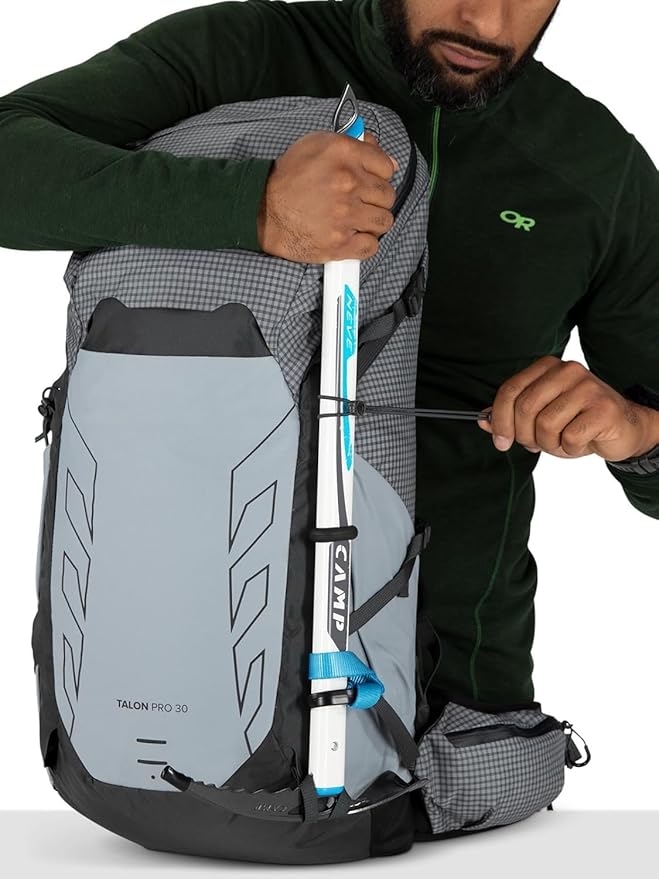Osprey Talon Pro 30L Men's Hiking Backpack with Hipbelt, Mars Orange
