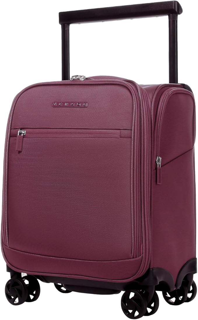 Verage Underseat Carry On Luggage with Spinner Wheels 15 inch Overnight Suitcase Travel Business Bag for Airlines Men Women