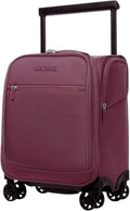 Verage Underseat Carry On Luggage with Spinner Wheels 15 inch Overnight Suitcase Travel Business Bag for Airlines Men Women
