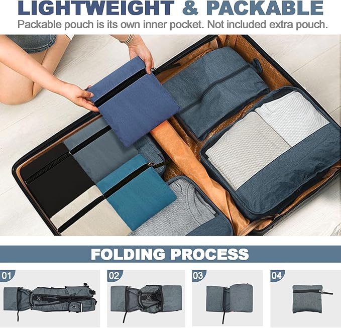 Seektop 15L Small Hiking Backpack for Women Men, Foldable Packable Backpack with Phone Pocket, Lightweight Travel Daypack for Hiking Camping Outdoor (Gray)