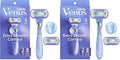 Gillette Venus Deluxe Smooth Swirl Women's Razor Handle + 2 Blade Refills (Pack of 2)