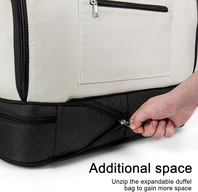 Convertible Travel Garment Bags - Carry On Garment Duffel Bag with Shoe Compartment Large Travel Garment Bag with Storage Bag Toiletry Bag 2 in 1 Hanging Suit Bag Weekender Bag for Women Men 3pcs Set