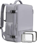 Beraliy Large Travel Backpack, Airline Approved Carry On Backpack, 16 Laptop Backpack,Waterproof Personal Item Bag, Business Hiking Weekender Overnight Bag, Dark Gray