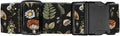 Luggage Straps for Suitcases Travel Belt Accessories, Cute Suitcase Strap, Adjustable Luggage Belt Strap, Heavy Duty with Quick-Release Buckle Luggage Strap Boho Mushrooms