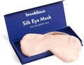 Brooklinen Silk Eye Mask for Sleeping – Blush Pink, 100% Mulberry Silk Sleep Mask with Soft Elastic Strap, Machine Washable, Breathable & Cool-to-The-Touch – Ideal for Sleeping & Traveling