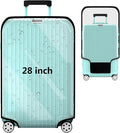 Suitcase Covers For Luggage, 28 Inch Clear PVC Luggage Covers Protector Full Thicken Transparent Waterproof Suitcase Sleeve With Large Velcro for 28" Wheeled Suitcases
