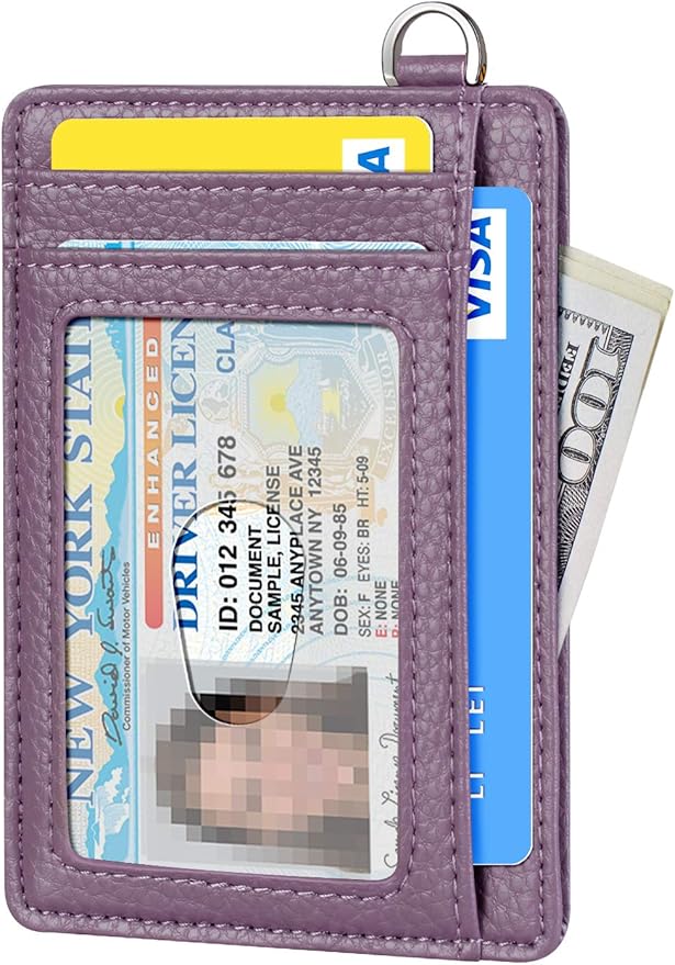 FurArt Slim Minimalist Wallet, Front Pocket Wallets, RFID Blocking, Credit Card Holder for Men & Women
