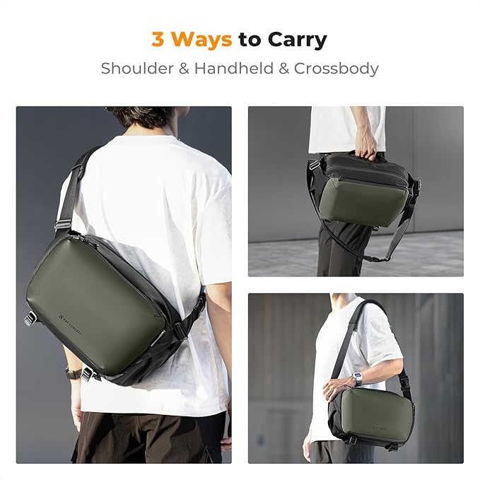 K&F Concept 2 in 1 Sling Bag Everyday Shoulder Bag & Multifunction Photography Crossbody Camera DSLR Backpack Portable Bag