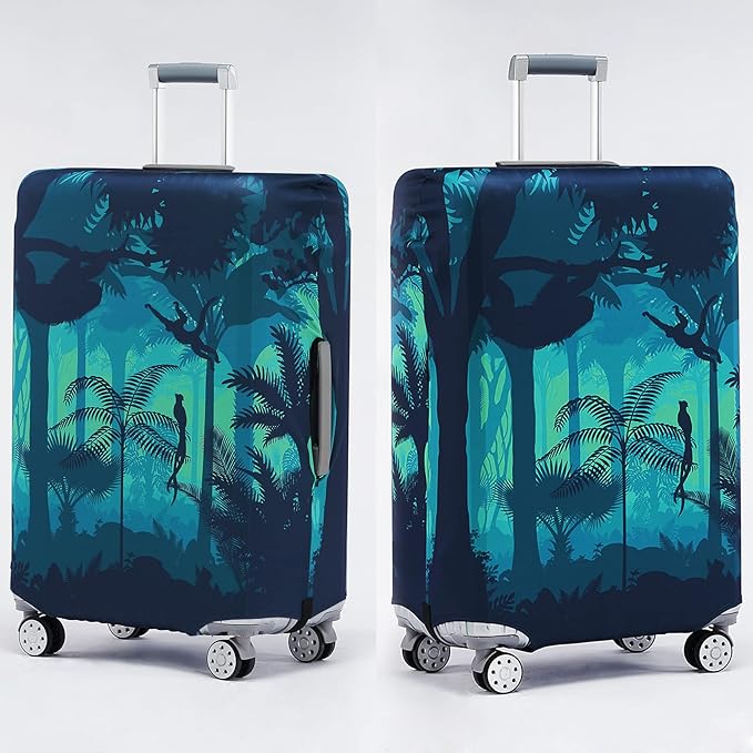 Travelkin Luggage Cover Washable Suitcase Cover Suitcase Protector Anti-scratch Suitcase cover Fits 18-32 Inch Luggage(M for 22-25 Inch Luggage)