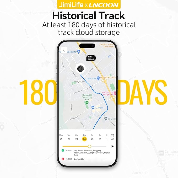 Mini GPS Tracker, Locator with SOS Button Real-Time GPS Tracking Device | GEO-Fence | Battery Alert | for Kid | Elderly | Dog - Subscription Required