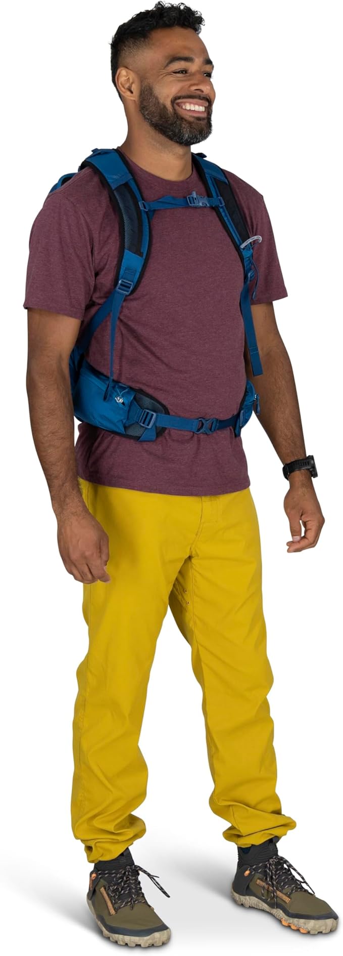 Osprey Talon 11L Men's Lightweight Hiking Backpack with Hipbelt, Green Canopy