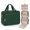 Wedama Toiletry Bag for Women, Large Cosmetic Travel Bag, Hanging Toiletry Bag for Bathroom, Thickened PVC Waterproof Travel Makeup Bag, Toiletries Bag for Travel Business Trips and Camping